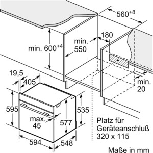 Духовой шкаф bosch hbg635bb1